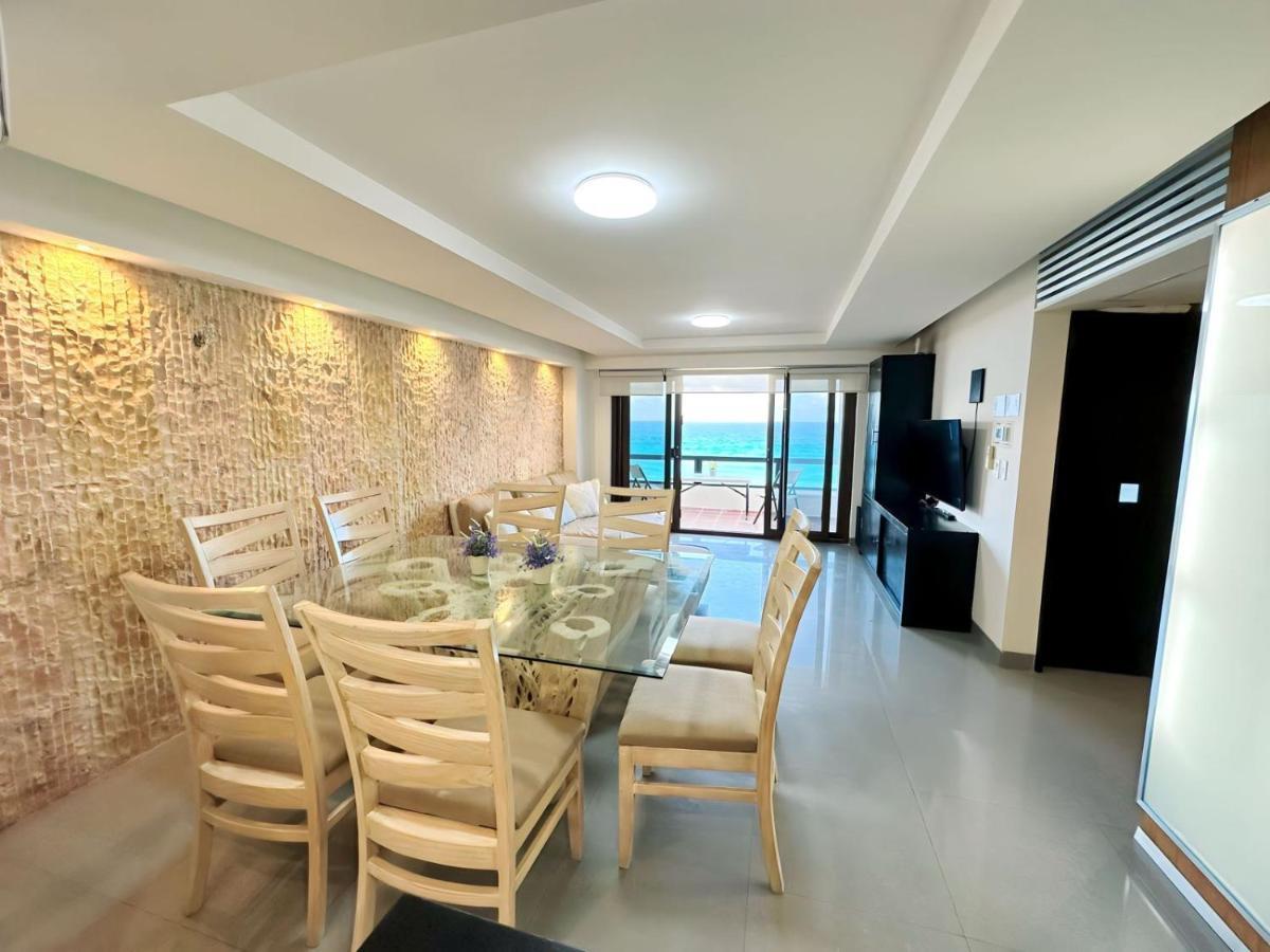 Amazing Beachfront Apartment كانكون المظهر الخارجي الصورة