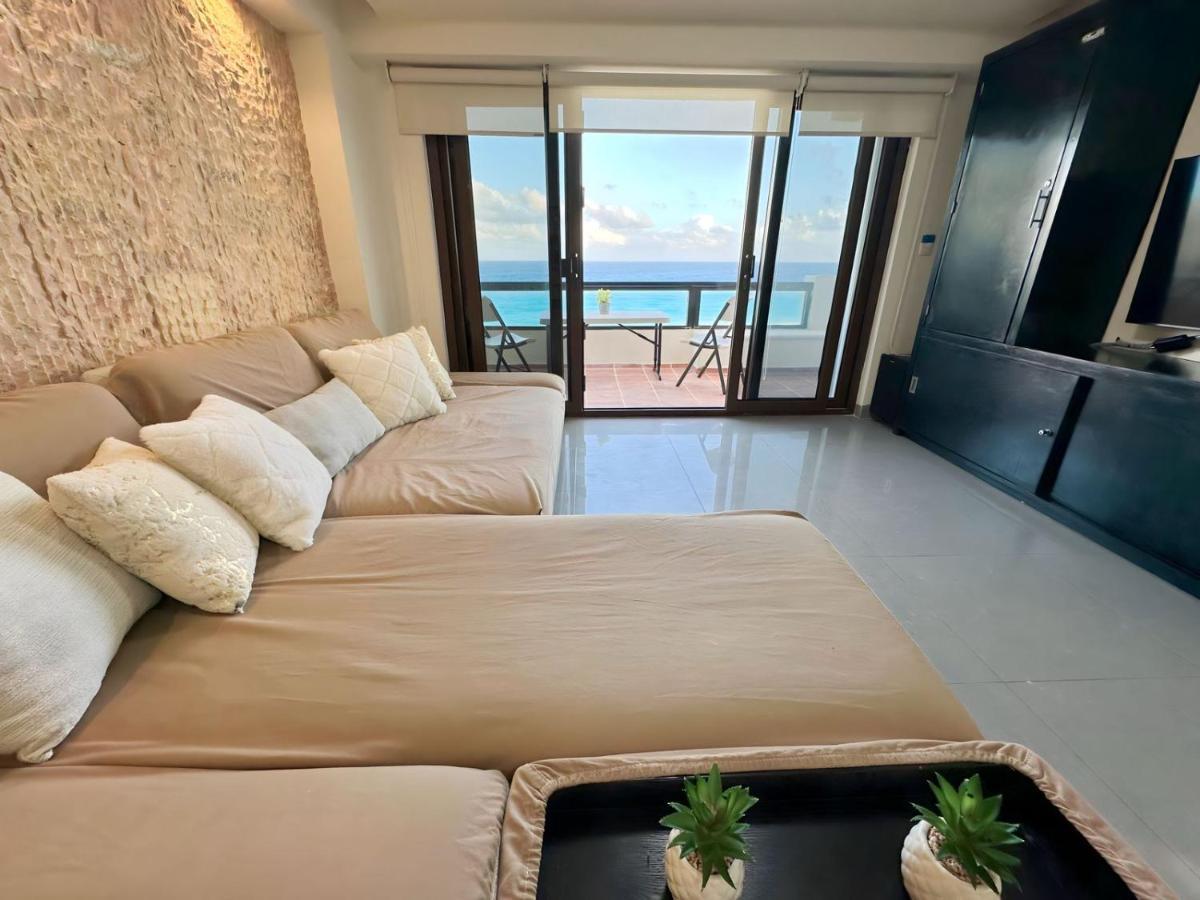 Amazing Beachfront Apartment كانكون المظهر الخارجي الصورة