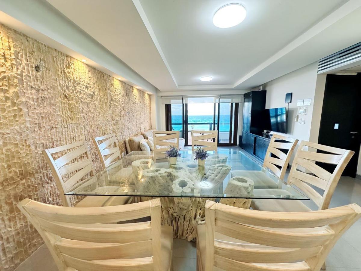 Amazing Beachfront Apartment كانكون المظهر الخارجي الصورة